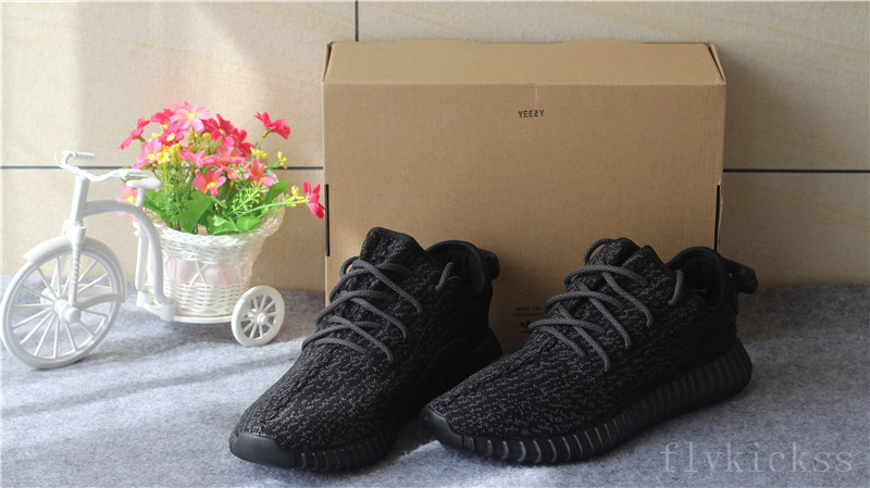 2016 New updated 7th batch original Version Yeezy Boost 350 Pirate Black